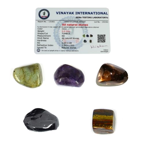 Image of Reiki Crystal Products Certified Natural Crystal Tumble Stone Kit | Multiple Crystal Stone Sets for Meditation, Reiki, Chakra & Spiritual Practices
