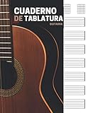 Cuaderno de tablatura guitarra: 7 tabs por página. Ideal para músicos, estudiantes de guitarra, profesores de musica (110 páginas, A4). Libreta, Cuaderno tablaturas, Cuaderno de musica para guitarra.