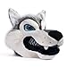 Anderson’s Gray Wolf Mascot Costume, Professional Wolf Full Body Mascot Suit with Foam Head, Built‑In Fan, Flame‑Retardant Fabric, Schools, Colleges, Sports Teams, Parades & Promotional Events