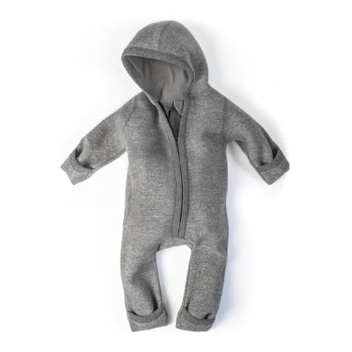 Ehrenkind® WALKOVERALL | Baby Wollwalk-Overalls aus Natur Schurwolle mit...