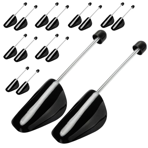 TOSUTO Schuhspanner 8 Paar Schuhstreckers Schuhformer aus Kunststoff, Schuhdehner Gr.38-47, für Herren, Verstellbare Modelle für Alle Arten Von Schuhen