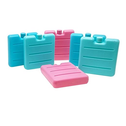 ToCi - 6 mini pains de glace pour Lunch Bag, 60ml