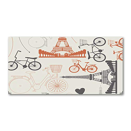 Tableau Symboles de la France 100x50 cm impression toile cadeau