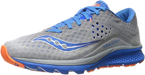 Saucony Herren Kinvara 8 Laufschuhe, Grau (Grey/Blue/orange)