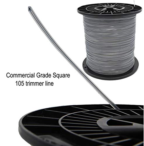 105 Trimmer Line, 105 String Trimmer Line, 105 Weed Eater String, 3Lbs-0.105Inch-628Ft 105 Weed Wacker String, Commercial Square .105 Trimmer Line, Weed Eater String .105 Fits Most of String Trimmers by KAKO - Image 5