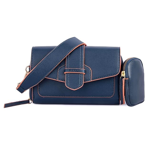 Ceres Cross Body Fit Sling Bag Women Use Travel office Business Faux Leather - 22JY29 (Blue) (B0CY8XLBV8) Amazon Price History, Amazon Price Tracker