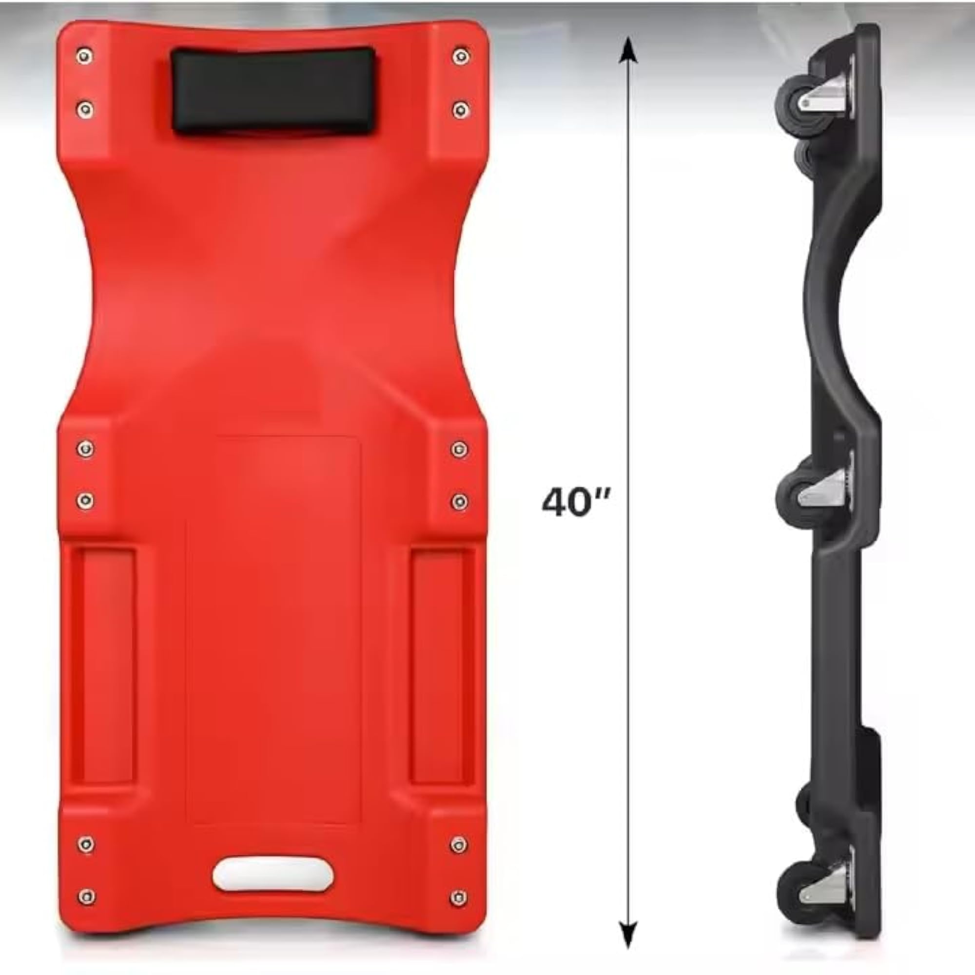 Heavy Duty 40 Inch Mechanic Creeper with 6 Swivel Casters