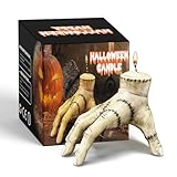 Wednesday Addams Family Thing Hand Candle - Spooky Gifts for Halloween Party