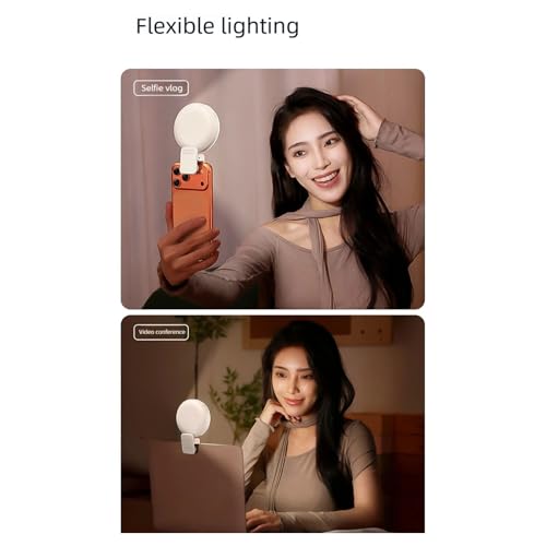 Anneau LED rechargeable USB avec luminosité réglable pour selfie et maquillage - 4