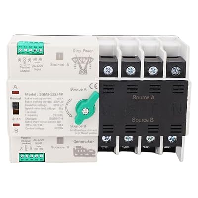 Omquot Automatic Transfer Switch for Shopping Mall, Factory Efficient Emergency Power Double Switch, PC Material