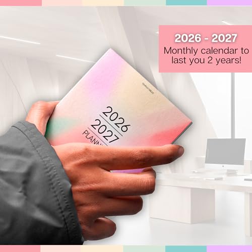 2026-2027 Pocket Planner | Small A6 Size - Fits in Your Bag | Two-Year Calendar | Premium 120gsm Paper | Portable & Durable Design (Colorful) - Image 6