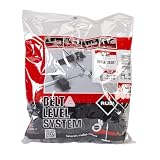 RUBI 2853 | Bridas de Nivelación para Cerámica | Brida de 2 mm para Baldosas Cerámicas de entre 3 y 12 mm | Para Formatos de 30x30 cm y Superiores | 200 unidades | BRIDA DELTA LEVEL SYSTEM