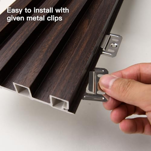 Art3d Slat Wall Panel for Modern Decor, WPC Acoustic Diffuser Panel, 8-Pack 96 x 6in. Black Walnut by Art3d - Image 8