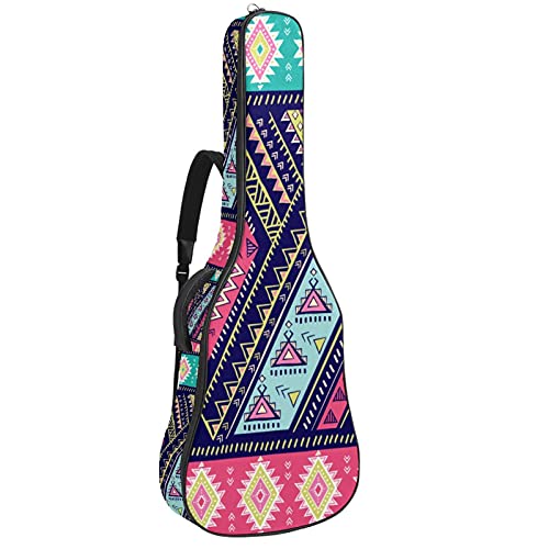 Housse guitare indienne et basse étanche sac de transport zip