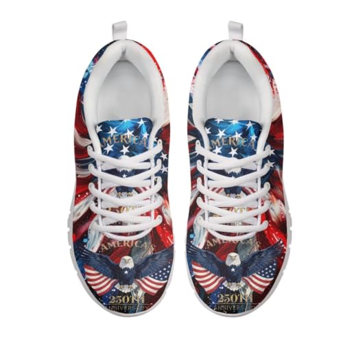 Image of GIFTPUZZ Mens Lace Up Athletic Trainers Running Sneakers Wedge Breathable Gym Lightweight Sports Tennis Shoes