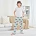Yuiboo Christmas Dachshund Youth Lounge Pajama Pants Elastic Waist Sleepwear PJ Bottoms Gifts With 2 Pockets 11-12Y