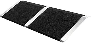 Motorhot Portable Aluminum Threshold Ramp Wheelchair Doorway Access Door Anti Slip Ramp fit