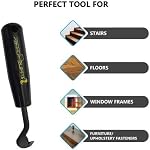 StaplePopper Mini – Lourds Staple Outil de suppression & Staple Puller , outil à main le plus rapide pour tapis agrafes , grade entrepreneur Staple Supprimer Stick pour DIY, Rembourrage & Projets de revêtement de sol