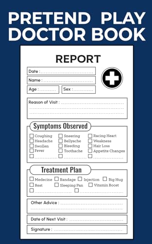 Pretend Play Doctor Book for Kids: Doctor Pretend Play Book, Fun Activity Book for Little Doctors (Little Role Players) (Role Play World)