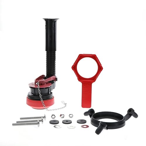 Fluidmaster K-507A-008 Universal 2-Inch Adjustable Toilet Flush Valve Repair Kit With Toilet Tool #TOP2