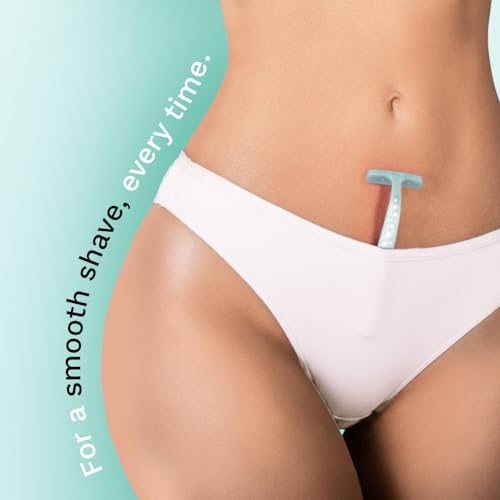 Image of FURR Bikini Line Razor for Women | Reusable PTFE Blade | Pack of 2 | Chromium and PTFE Coated Reusable Blade, Protective Sleeve & Anti Slip Grip, Painless Hair Removal