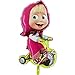 Masha Biking Foil Balloon by Masha and the Bear