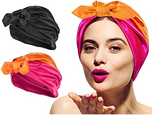 Non-slip Elastic Silk Bonnet Sleep Cap 