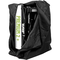 EUFAB 11523 Fahrradträger PREMIUM 2 Plus, E-Bike geeignet, für große Heckklappen, komplett vormontiert, Diebstahlschutz, 2 Fahrräder, Anhängekupplung, Schwarz/Grau, (BxHxT) ca. 115x67x61 cm – Ansicht 6