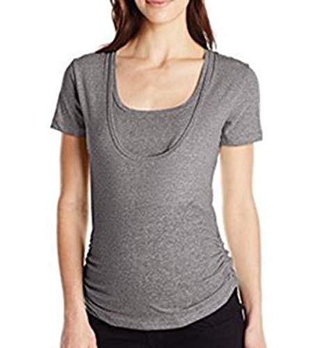 Image of BB Basic by Bun Maternity Women's Maternity and Nursing Tee Shirt