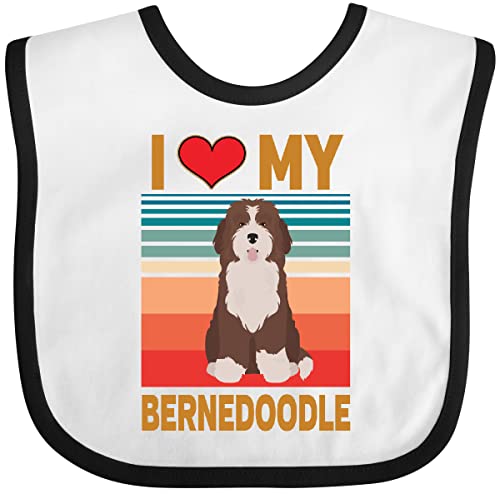 inktastic Bernedoodle Dog Lover Baby Bib