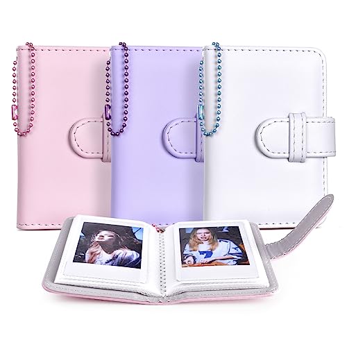 HIYQIN �`�F�L �A���o�� �R���Z�b�g�CFujifilm instax mini 99/EVO/12/11/9/8/8+/7/25/90�p�`�F�L�A���o�� 3���ʐ^28�����[3���Z�b�g ��e�ʃ`�F�L�� ���h�E�L���b�V���J�[�h�����[�\ PU���U�[ �P�F(