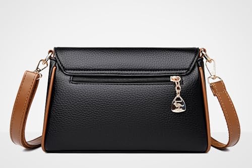 Bolso bandolera pequeño de cuero sintético para mujer miniatura 5
