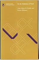 On the Definition of Word 0262540479 Book Cover