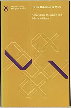 Paperback On the Definition of Word (Linguistic Inquiry Monographs) Book