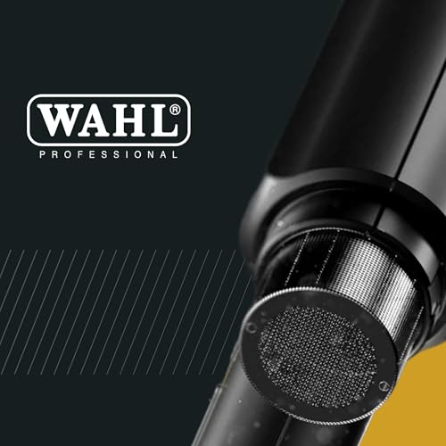 Wahl Vanquish - profesjonalna suszarka do włosów - szybkie suszenie - z magnetycznymi dyszami i dyfuzorem - Czarny
