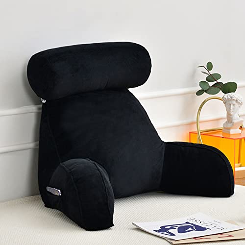 MEGHI Comfort Reading Pillow With Support Arms,Back Rest Support Reading Cushion For Bed,Backrest Support Pillow,Lumbar Support Cushion,for Reading Watching TV Gaming