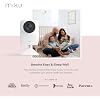 Miku Pro Smart Baby Monitor with Camera, Track Live Breathing with No Wearable, Real-Time Alerts, Sleep Analytics, 1080p Wi-Fi Video, Night Vision, and 2-Way Audio, Wall Mount Included