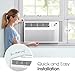 LG 10000 BTU Window Air Conditioners [2023] Remote Control WiFi App Ultra-Quiet Washable Filter Cools 450Sq.Ft for Medium & Large Room AC Unit air conditioner Easy Install White LW1017ERSM1