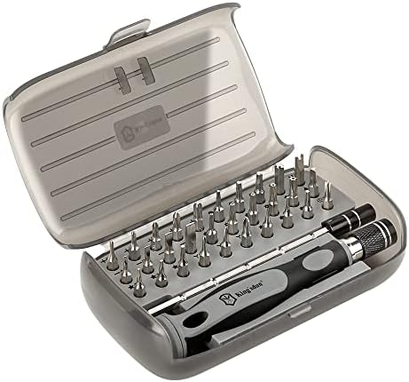 Fongmore 30Pcs Multi-Function Precision Screwdriver Set With Case Slotted Phillips Torx U Y Hex Pentalobe Magnetic Bit Screwdriver Set