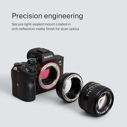 Image of Urth Lens Mount Adapter: Compatible with Canon FD Lens to Sony E Camera Body