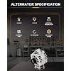 ROADFAR Alternator Replacement Fits for Ford for Fiesta 2011-2019