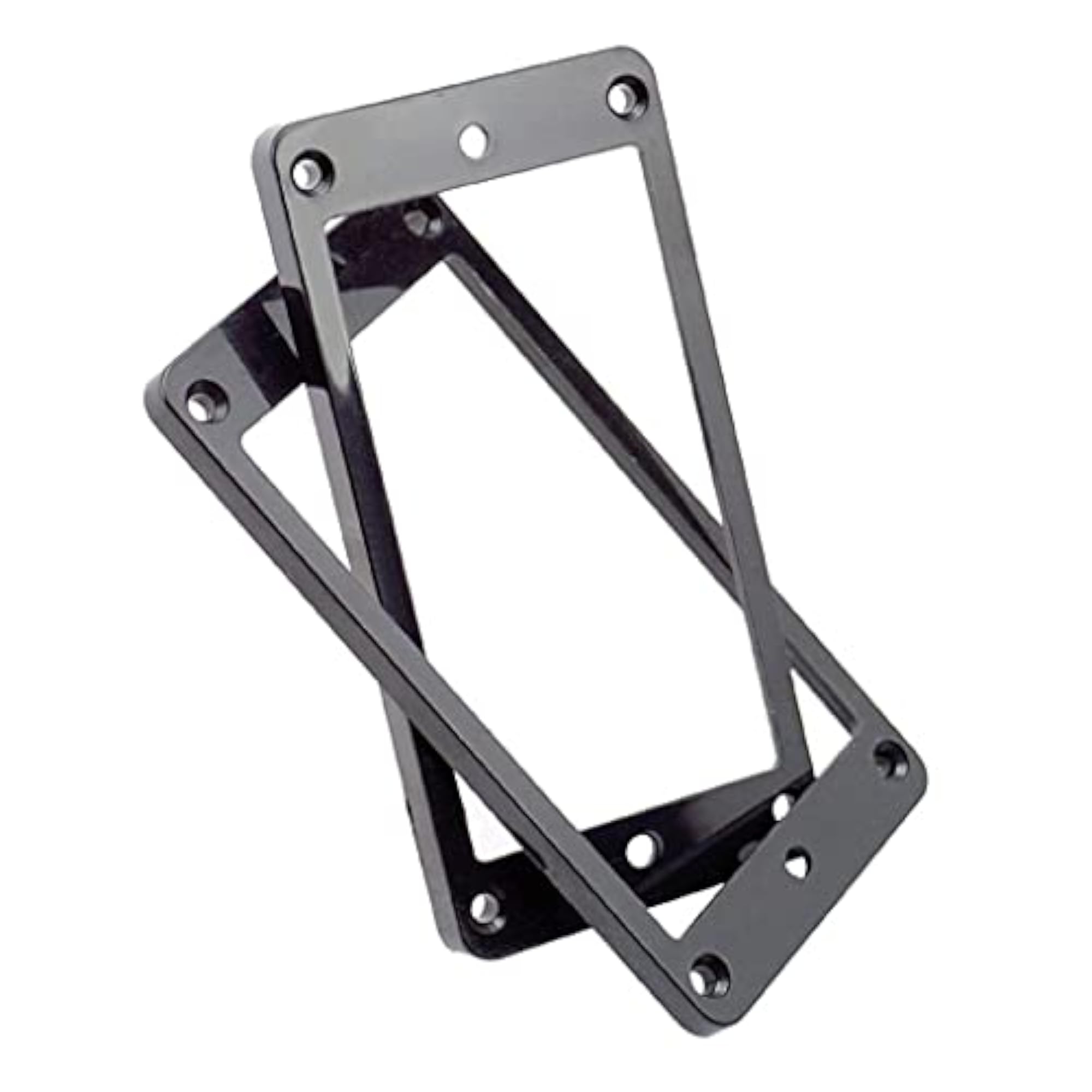 2 Pieces Electric Guitar Humbucker Pickup Ring Frame, Black