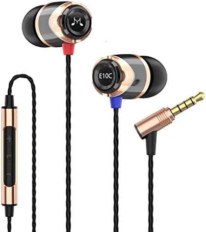 SoundMAGIC E10C in-Ear Headphones with Mic (Black/Gold),Wired