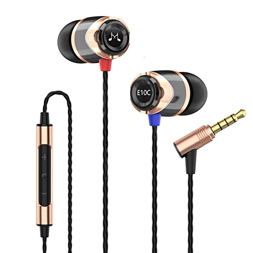Image of SoundMAGIC E10C in-Ear Headphones with Mic (Black /Gold),Wired