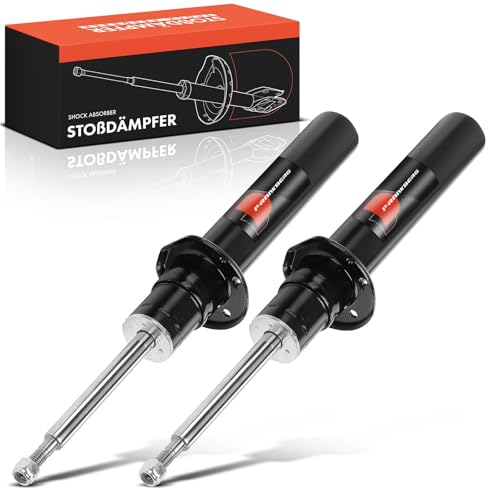 Amortisseur à gaz avant bi-tube de 480mm pour châssis V60 et S60 avec fixations renforcées