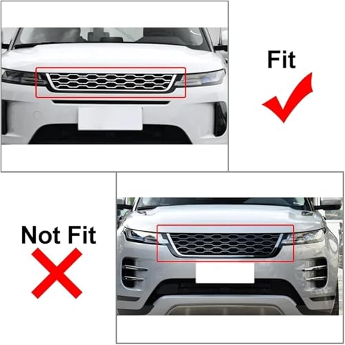 Calandre à double pont noire brillante pour Range Rover Evoque 2020-2024 - 2