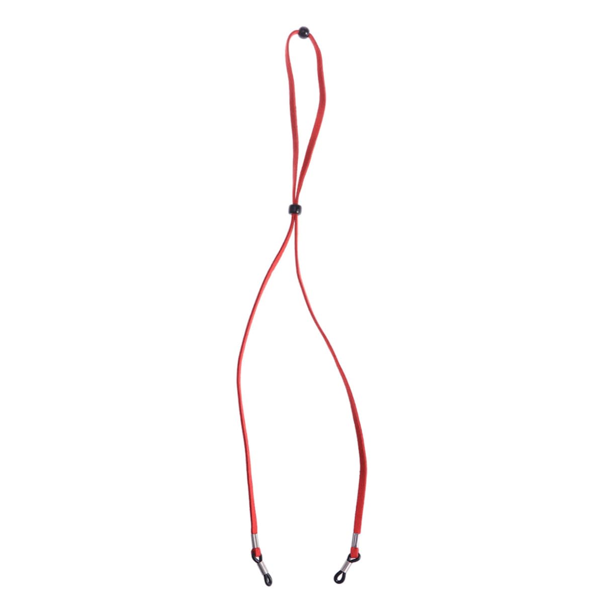FRCOLOR Leather Eyeglass Retainer Non Slip Glasses Cord for Women and Men Lightweight Strap Red Stylish and Eyewear Holder for Everyday Use