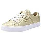 chaussure doré eram Ce look à lacets dispose du logo GUESS sur le côté avec les couleurs les plus tendance de la saison mélangées et assorties. Cette chaussure est confortable, cool et prête à faire tomber vos chaussettes.
