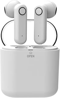 yobola Auriculares Bluetooth Inalámbrico, Bluetooth 5.0 Auriculares 24H Reproducción 3D Stereo HD Cascos Inalámbricos, Binaural Call Auto Pairing, Auriculares Inalámbricos con Funda de Carga Portátil