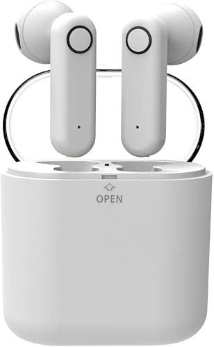yobola Cuffie Bluetooth  Auricolari Bluetooth 5 0 24h Playtime stereo Cuffie wireless con Microfono  Binaurale Call auto Pairing  Auricolari Senza Fili con custodia ricarica portatile